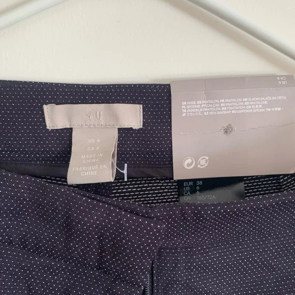 NWT H&M polka dot Slacks - Picture 2 of 5